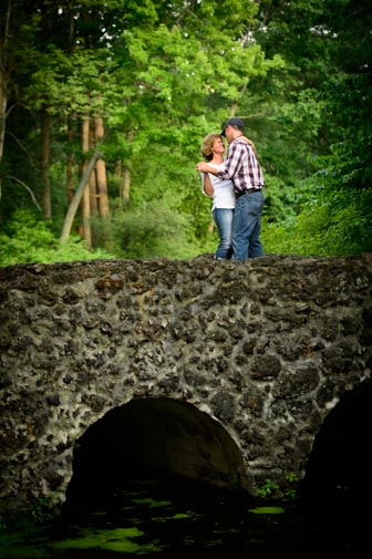 DOW Gardens stone bridge