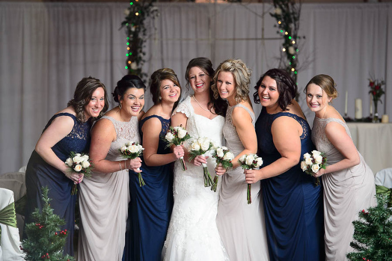 Krista Coty A winter wedding  and reception  at Forest 