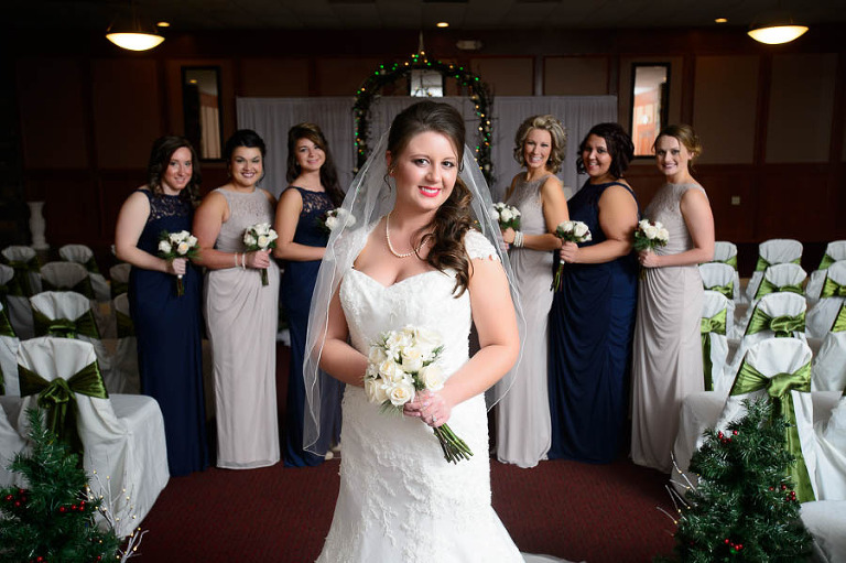 Krista Coty A winter wedding  and reception  at Forest 