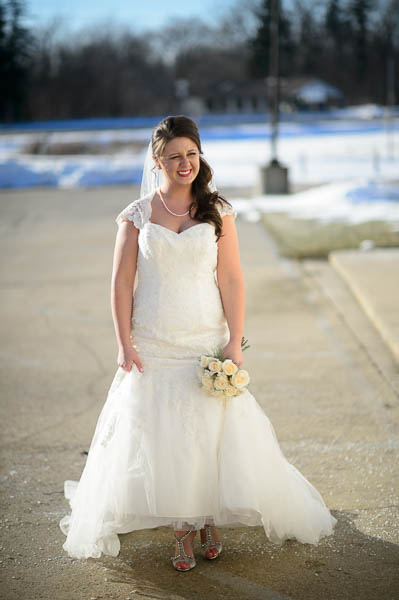 Krista Coty A winter wedding  and reception  at Forest 