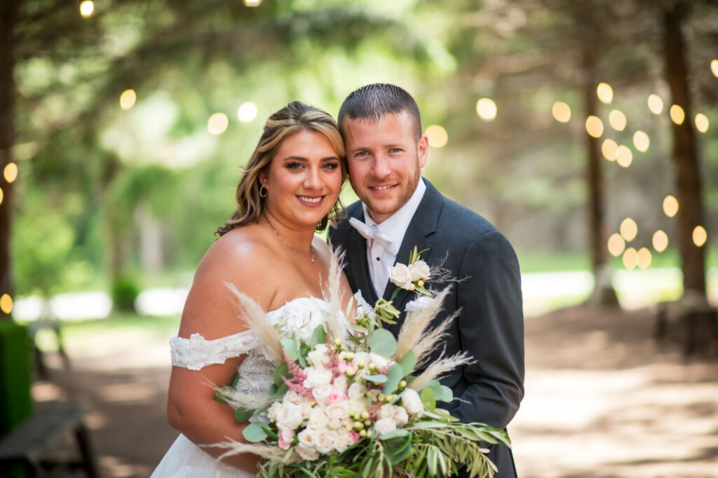 Wedding photography from The Barn at Evergreen Farms in St. Helen, Michigan.