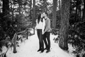 DOW Gardens engagement photos